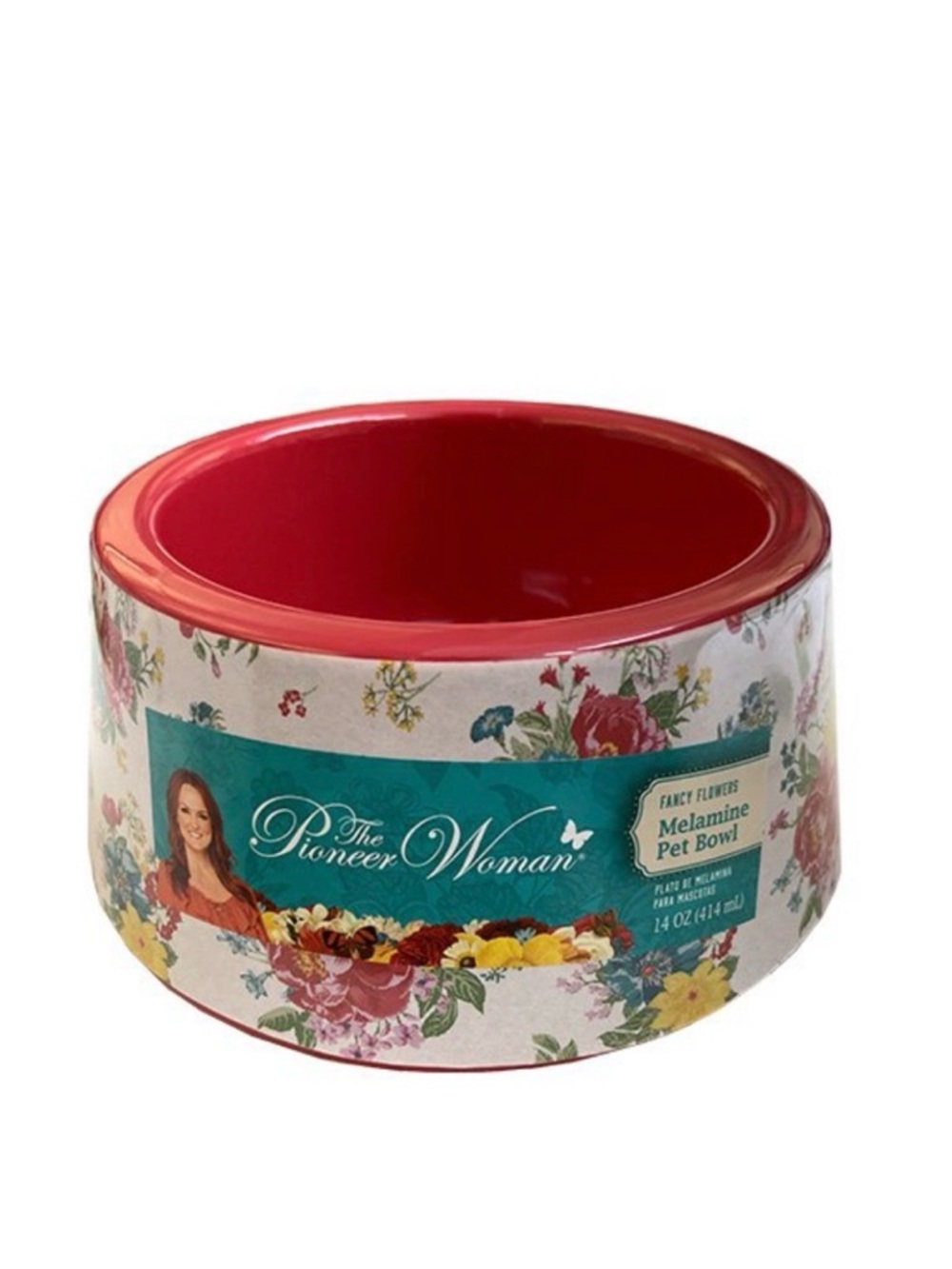 🌺❤️🐩 New Pioneer Woman 2022 Fancy Flower's Flourish Pet Feeder Bowl, Qty 1